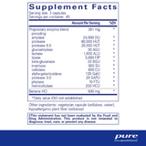 Pure Encapsulations Digestive enzymes ultra w/betaine