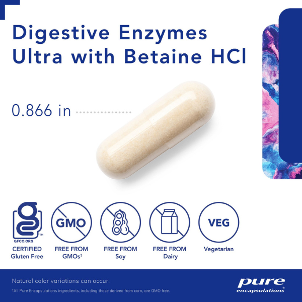 Pure Encapsulations Digestive enzymes ultra w/betaine