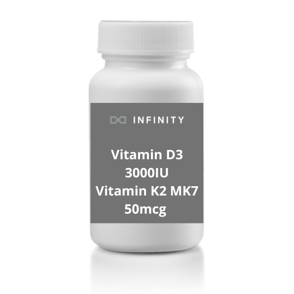 Vitamin D3 3000IU + K2 50mcg (Compounded)
