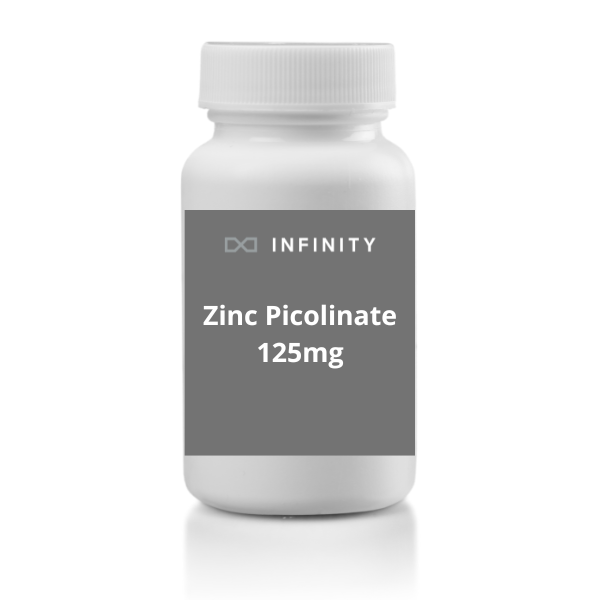 Zinc ( as Picolinate) 125mg  - equiv. to 25mg elemental zinc